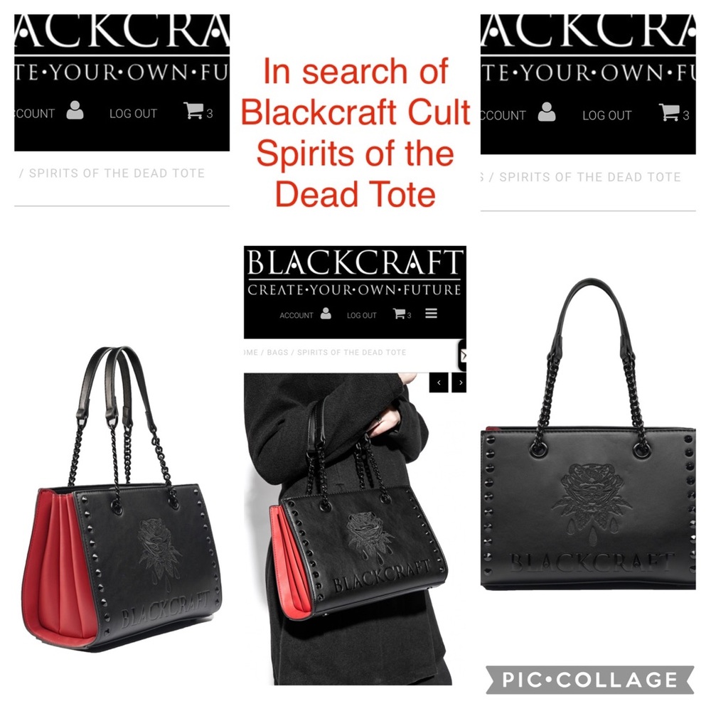 ISO: Blackcraft Cult Spirits Of The Dead Tote